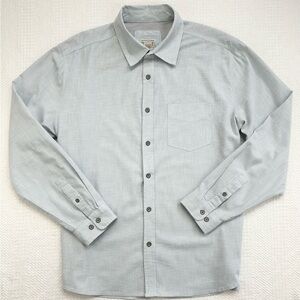 carbon2cobalt Shirt Men’s Button Down Long Sleeve Light Blue Size Large